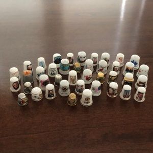 Assortment of Vintage Thimbles
